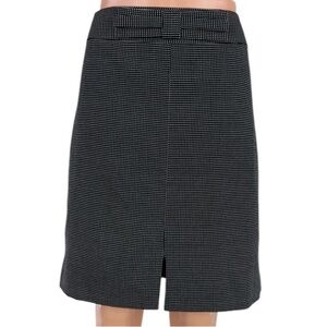 Banana Republic Black white pencil skirt 14 with bow detail
